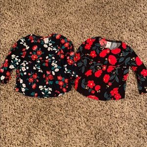 Lot of 2 NEW Carter’s Holiday Tops 18 months
